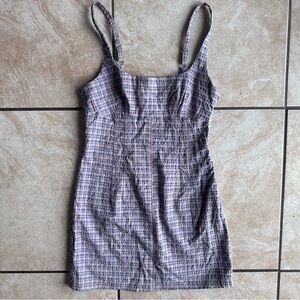 BDG plaid mini dress Y2K style